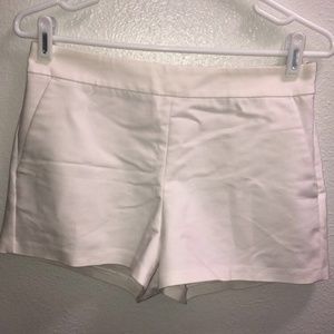 White Express shorts